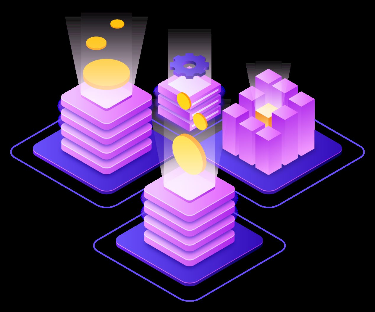 Token infrastructure illustration